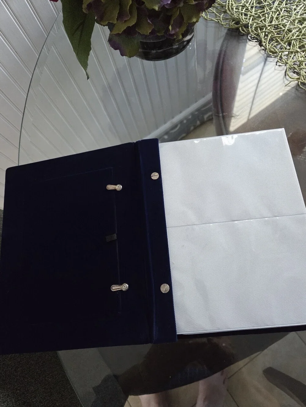 Silver Plated Ornate Photo Frame Album  NWOT
